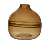 Optik Vase Collection - Brown Smoked
