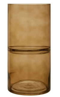 Optik Vase Collection - Brown Smoked