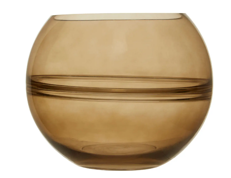 Optik Vase Collection - Brown Smoked
