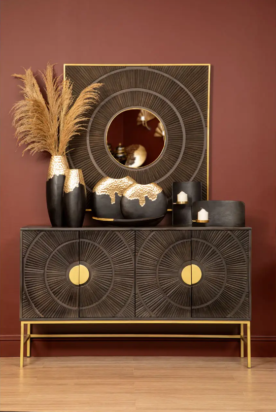 Daito Black Gold Vase Collection