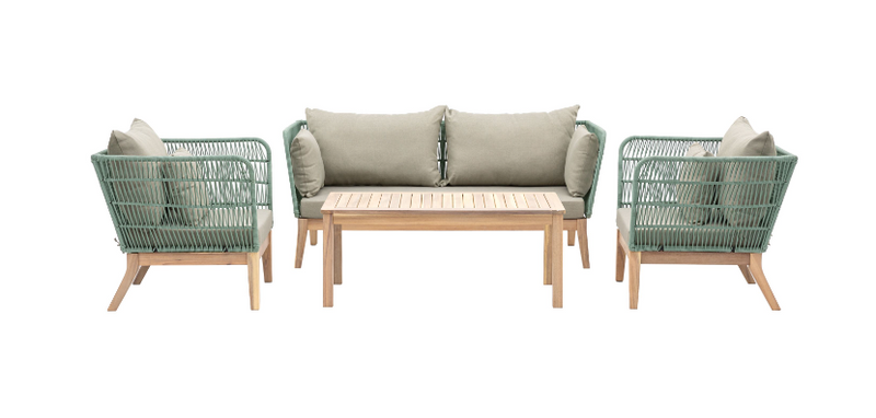 Cataldo Outdoor Lounge Set - Green