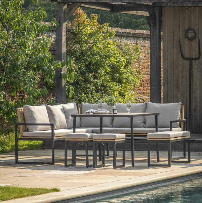 Naples Outdoor Corner Dining Set