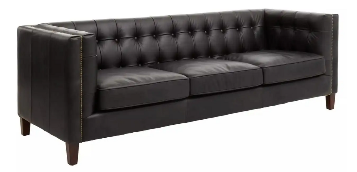 King 3 Seater Sofa - Antique Ebony
