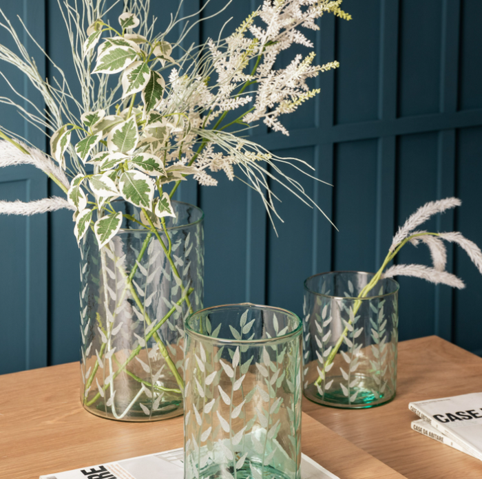 Sorrel Recycled Glass Vase Collection