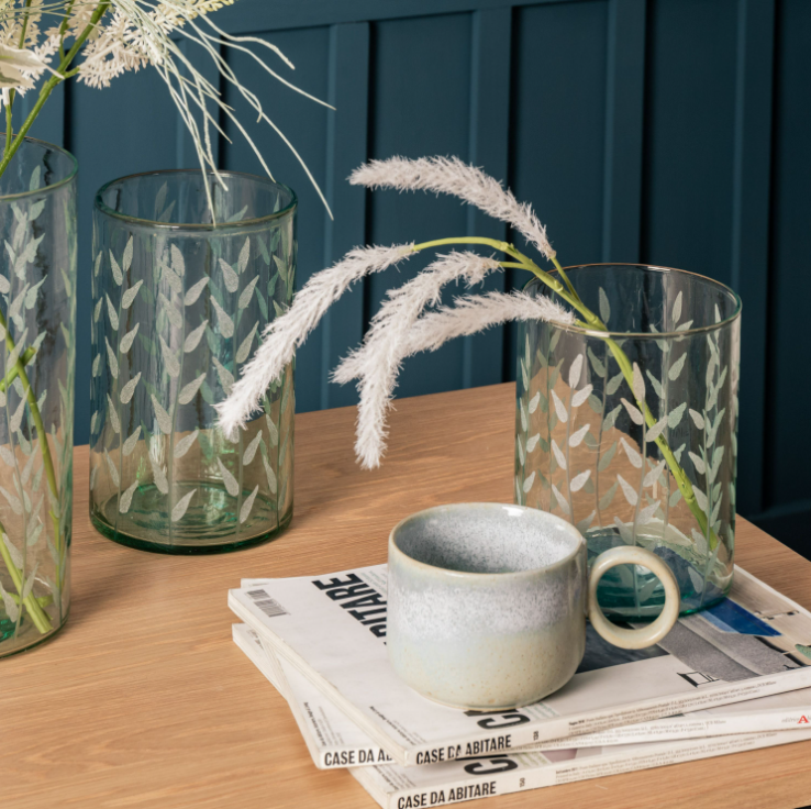 Sorrel Recycled Glass Vase Collection