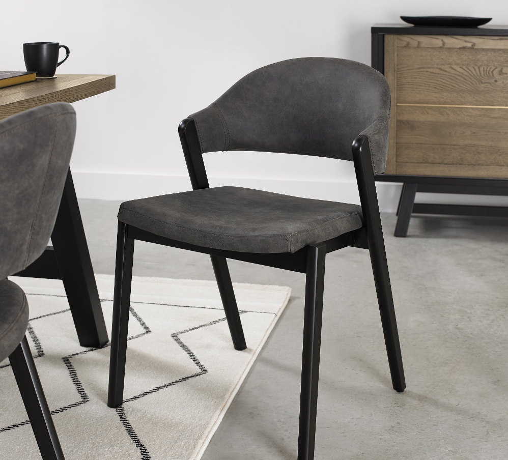 Emerson Dining Collection - Weathered Oak and Peppercorn