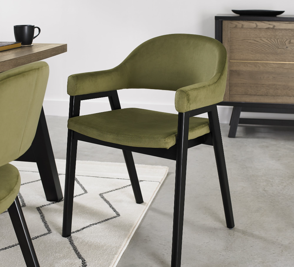 Emerson Dining Collection - Weathered Oak and Peppercorn