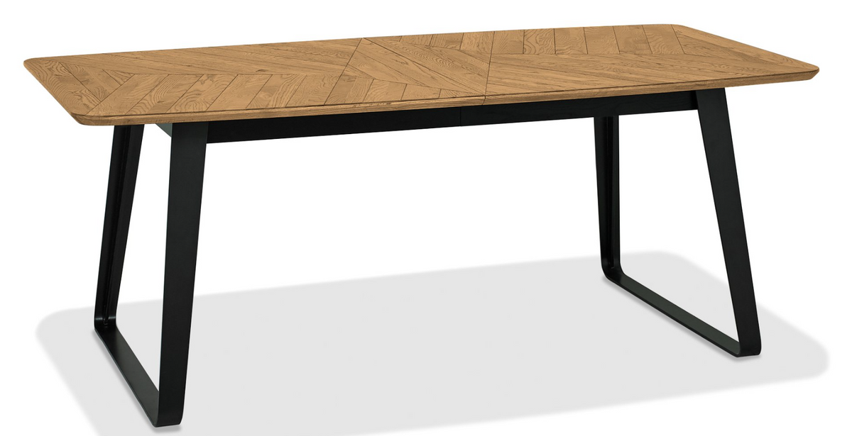 Emerson Dining Collection - Rustic Oak and Peppercorn