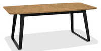 Emerson Dining Collection - Rustic Oak and Peppercorn