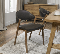 Emerson Dining Collection - Rustic Oak and Peppercorn