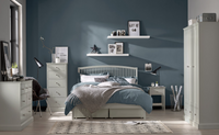 Ashby Slatted Bedsteads - Soft Grey