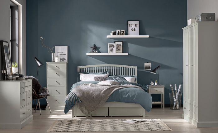 Ashby Slatted Bedsteads - Soft Grey