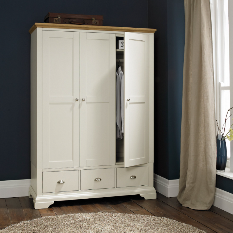 Hampstead Soft Grey/Pale Oak Bedroom Collection