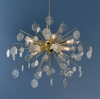 Calla 8 Light Pendant - Gold