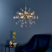 Calla 8 Light Pendant - Gold