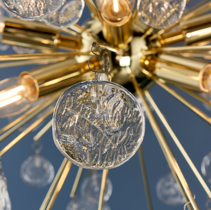 Calla 8 Light Pendant - Gold
