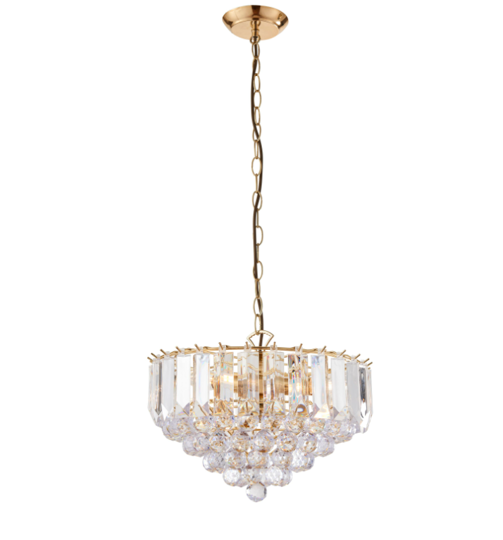 Fargo Lighting Collection - Brass/Clear