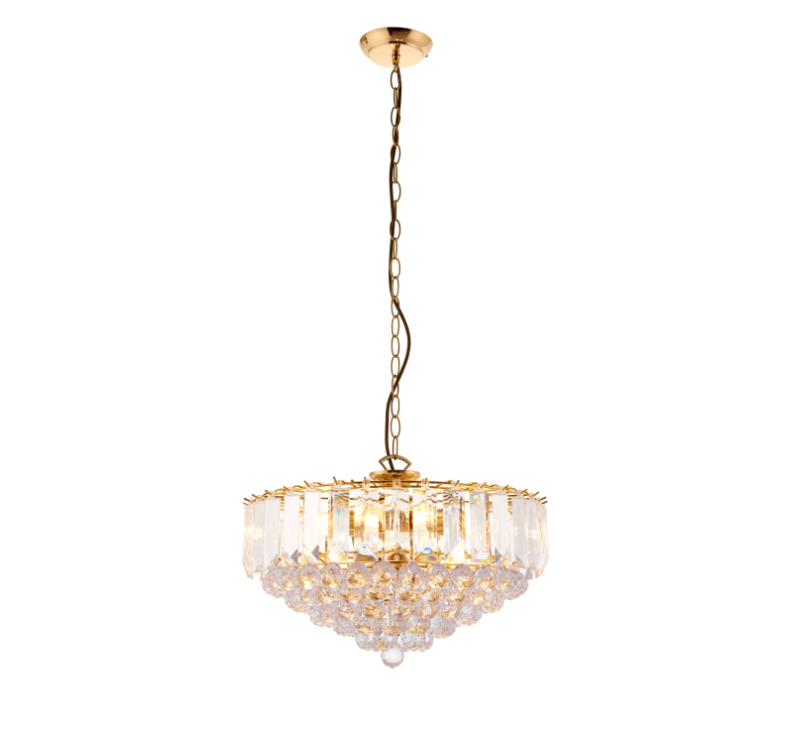 Fargo Lighting Collection - Brass/Clear