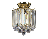 Fargo Lighting Collection - Brass/Clear