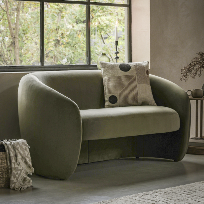 Curvo Upholstery Collection - Moss Green