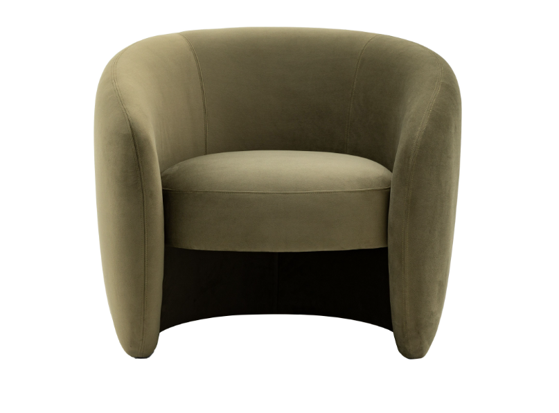 Curvo Upholstery Collection - Moss Green