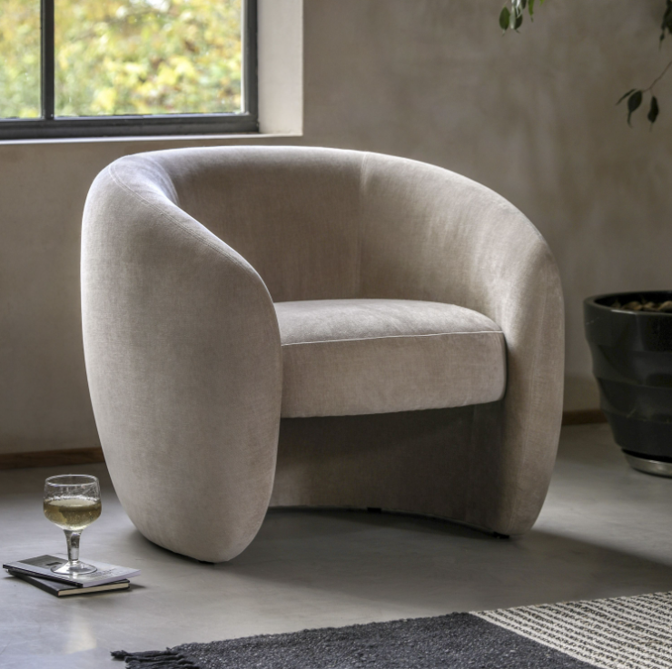 Curvo Upholstery Collection - Cream