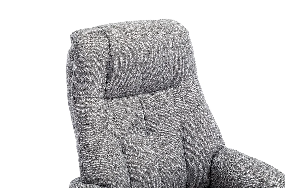 Dubai Swivel Recliner - Lisbon Rock Fabric