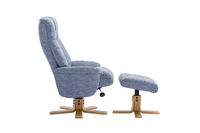 Dubai Swivel Recliner - Lisbon Marine Fabric