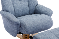 Dubai Swivel Recliner - Lisbon Marine Fabric