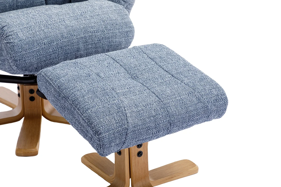 Dubai Swivel Recliner - Lisbon Marine Fabric