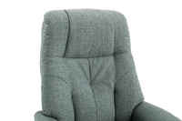 Dubai Swivel Recliner - Teal Fabric