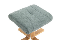 Dubai Swivel Recliner - Teal Fabric