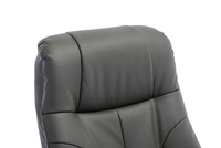Dubai Swivel Recliner - Cinder Plush Leather
