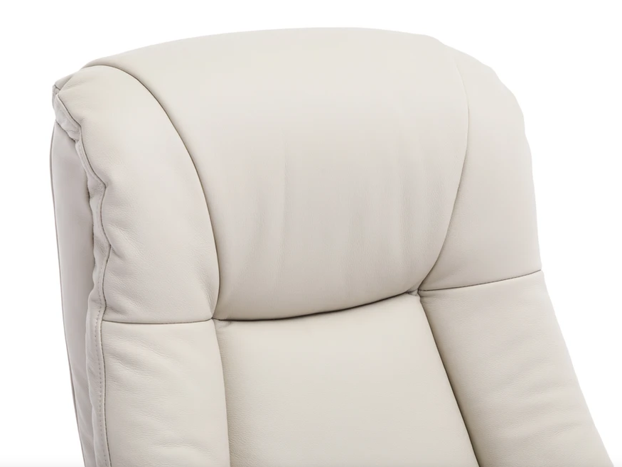 Hawaii Swivel Recliner - Mushroom Leather