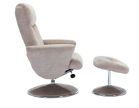 Paddington Swivel Recliner - Champagne Fabric