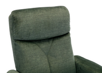 Paddington Swivel Recliner - Moss Green Fabric