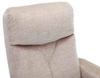 Paddington Swivel Recliner - Champagne Fabric