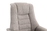 Sardinia Swivel Recliner - Chacha Oat Fabric