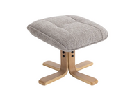 Sardinia Swivel Recliner - Chacha Oat Fabric