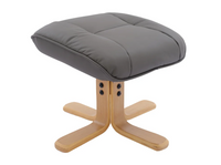 Sardinia Swivel Recliner - Cinder Leather