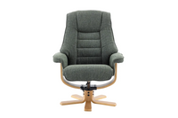 Sardinia Swivel Recliner - Chacha Fern Fabric