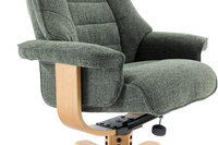 Sardinia Swivel Recliner - Chacha Fern Fabric