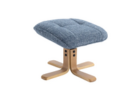 Sardinia Swivel Recliner - Chacha Ocean Fabric