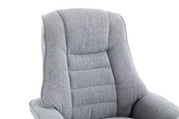 Sardinia Swivel Recliner - Chacha Dove Fabric