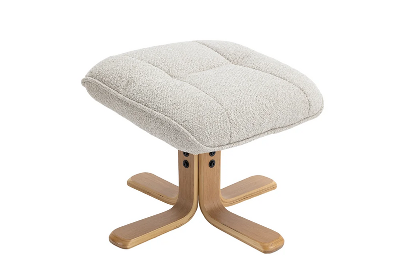 Sardinia Swivel Recliner - Hessian Fabric