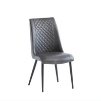 Amber Dining Chair - Grey PU