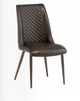 Amber Dining Chair Collection - PU/Brass
