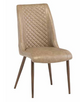 Amber Dining Chair Collection - PU/Brass