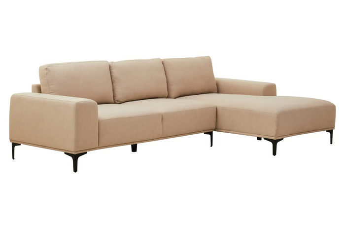 Toulon Chaise Sofa - Natural LHF or RHF