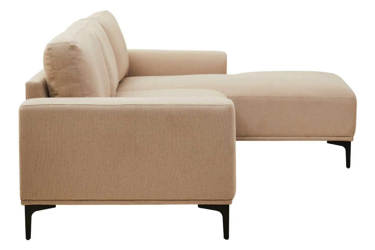 Toulon Chaise Sofa - Natural LHF or RHF